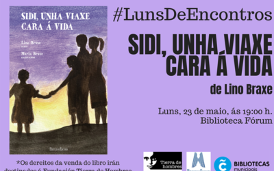 Presentación del libro «Sidi, un Viaje Hacia la vida» de Lino Braxe en Fórum Metropolitano de A Coruña