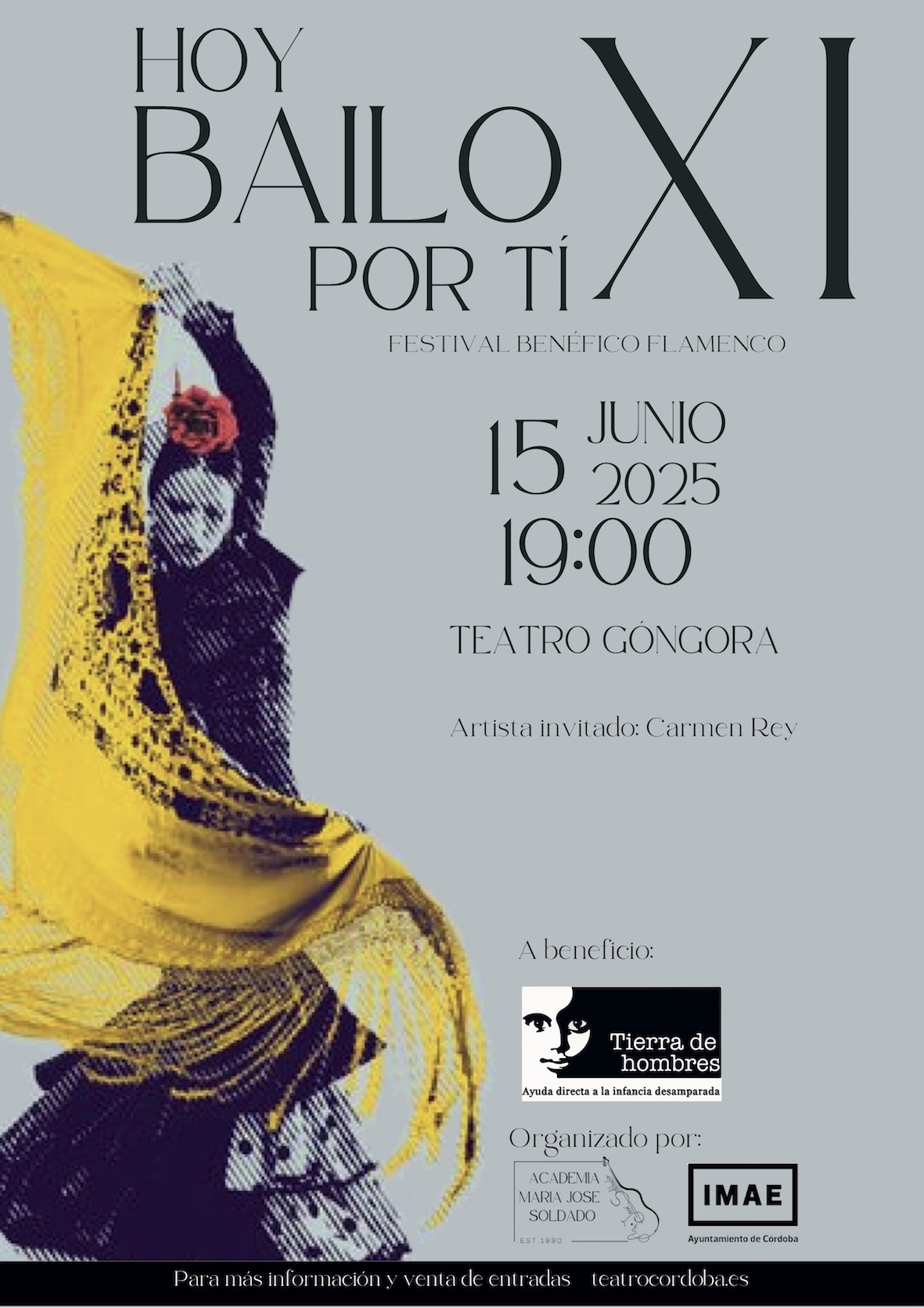 CARTEL HOY BAILO POR TI XI