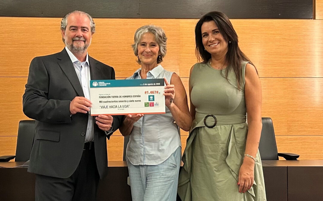 El Equipo Solidario de Grupo Cajamar colabora con la Fundación Tierra de hombres